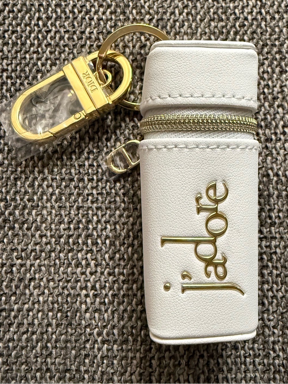 Dior J'adore White Mini Holder Key Ring Holder New Authentic - Picture 5 of 15